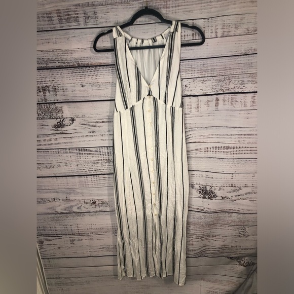 VENUS Lascana White and Black Midi Dress size Small - Picture 4 of 15